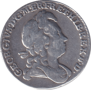 1723 SIXPENCE ( FINE ) - SIXPENCE - Cambridgeshire Coins