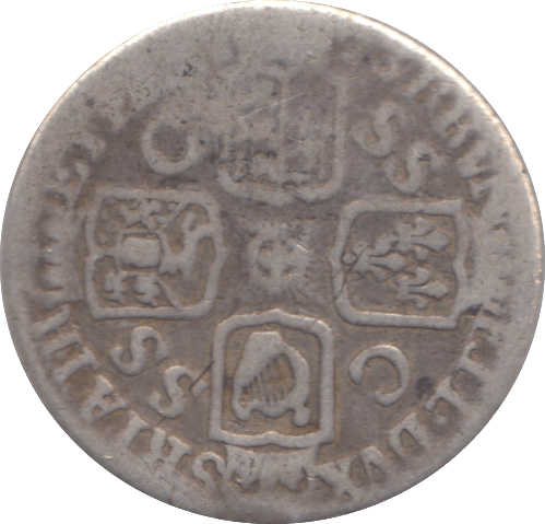 1723 SIXPENCE ( FINE ) - SIXPENCE - Cambridgeshire Coins