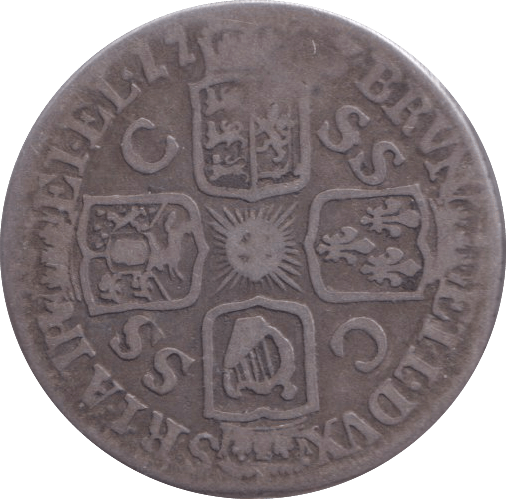 1723 SIXPENCE ( FINE ) - SIXPENCE - Cambridgeshire Coins