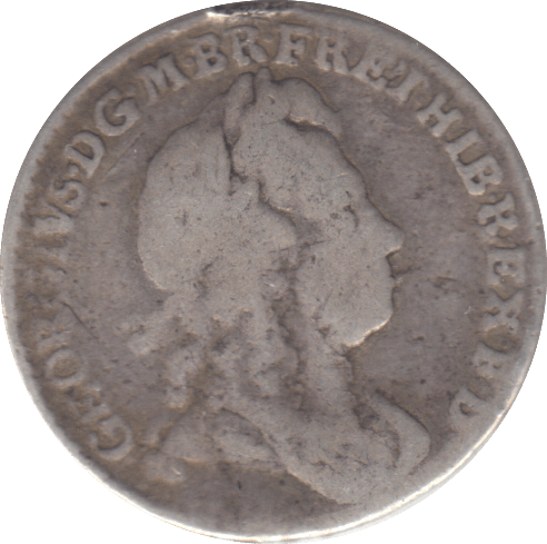 1723 SIXPENCE ( FINE ) - SIXPENCE - Cambridgeshire Coins