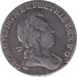 1723 SIXPENCE ( GF ) - SIXPENCE - Cambridgeshire Coins