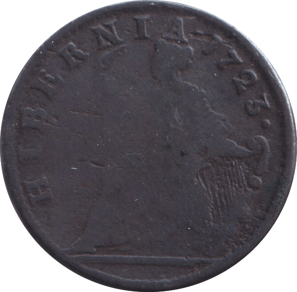 1723 WOOD HIBERNIA HALFPENNY IRELAND/USA - WORLD COINS - Cambridgeshire Coins