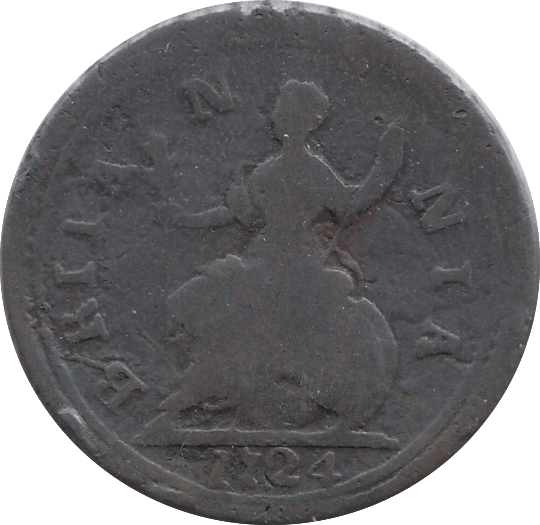 1724 FARTHING ( FAIR ) - Farthing - Cambridgeshire Coins