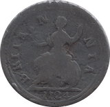 1724 FARTHING ( FAIR ) - Farthing - Cambridgeshire Coins