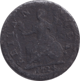 1724 FARTHING ( FINE ) - FARTHING - Cambridgeshire Coins