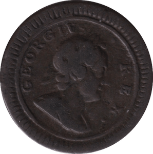 1724 FARTHING ( VF ) - FARTHING - Cambridgeshire Coins