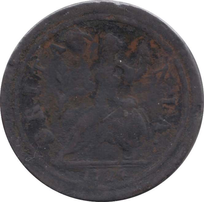 1724 HALFPENNY ( FAIR ) - Halfpenny - Cambridgeshire Coins