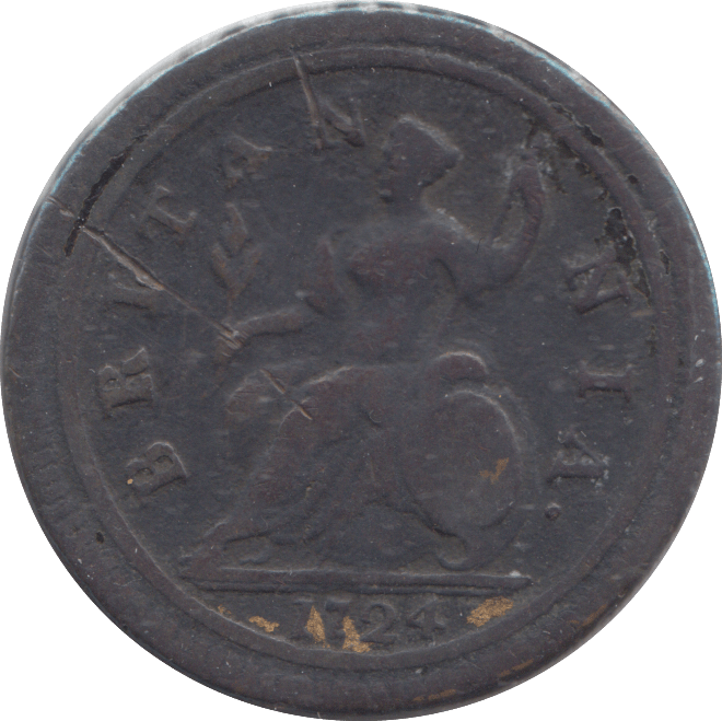 1724 HALFPENNY ( GF ) - HALFPENNY - Cambridgeshire Coins