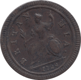 1724 HALFPENNY ( VF ) - Halfpenny - Cambridgeshire Coins