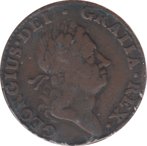 1724 IRISH HALFPENNY HIBERNIA USA COLONIAL - WORLD COINS - Cambridgeshire Coins