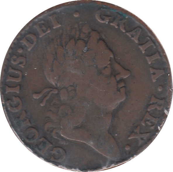 1724 IRISH HALFPENNY HIBERNIA USA COLONIAL - WORLD COINS - Cambridgeshire Coins