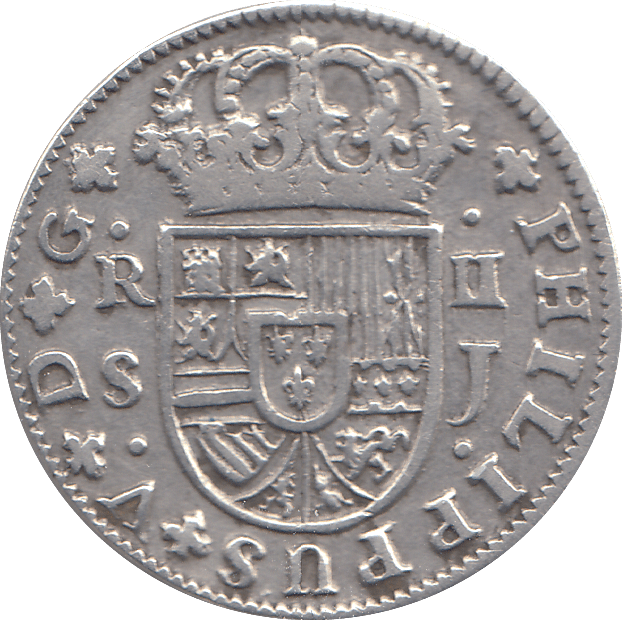 1725 REAL SPAIN - WORLD COINS - Cambridgeshire Coins