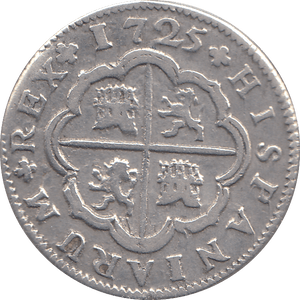 1725 REAL SPAIN - WORLD COINS - Cambridgeshire Coins