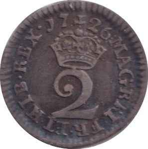 1726 MAUNDY TWOPENCE ( GVF ) - MAUNDY TWOPENCE - Cambridgeshire Coins