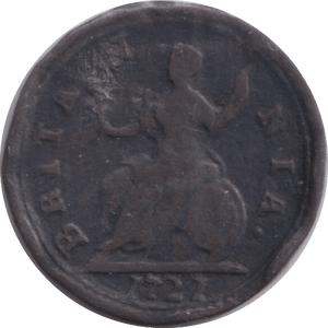 1727 FARTHING ( FINE ) - FARTHING - Cambridgeshire Coins