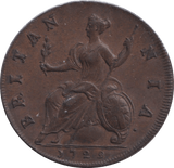 1729 HALFPENNY ( EF ) - HALFPENNY - Cambridgeshire Coins