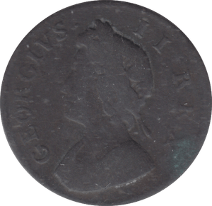1730 FARTHING ( FINE ) - FARTHING - Cambridgeshire Coins