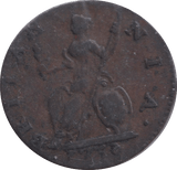 1730 FARTHING ( FINE ) - FARTHING - Cambridgeshire Coins