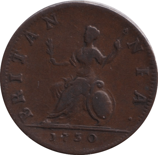 1730 FARTHING ( VF ) - FARTHING - Cambridgeshire Coins