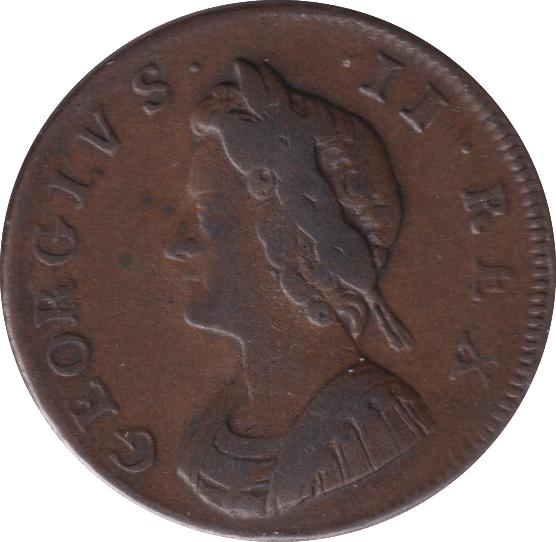 1730 FARTHING ( VF ) - FARTHING - Cambridgeshire Coins