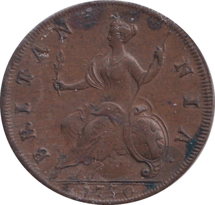 1730 HALFPENNY ( GVF ) - HALFPENNY - Cambridgeshire Coins