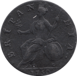1730 HALFPENNY ( VF ) - Halfpenny - Cambridgeshire Coins