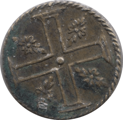1730 PORTUGUESE HALF MOIDORE COIN SCALE WEIGHT - COUNTER WEIGHTS - Cambridgeshire Coins
