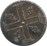 1730 PORTUGUESE HALF MOIDORE COIN SCALE WEIGHT - COUNTER WEIGHTS - Cambridgeshire Coins