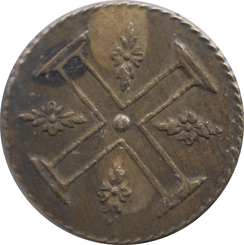 1730 PORTUGUESE MOIDORE COIN SCALE WEIGHT - COUNTER WEIGHTS - Cambridgeshire Coins