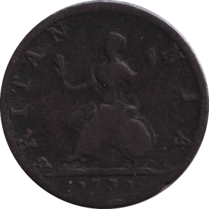 1731 FARTHING ( GF ) - FARTHING - Cambridgeshire Coins