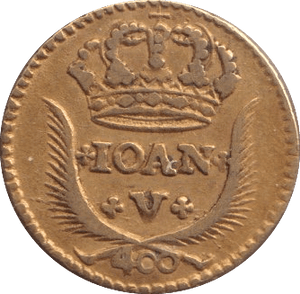 1731 GOLD PINTO PORTUGAL - GOLD WORLD COINS - Cambridgeshire Coins
