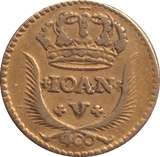 1731 GOLD PINTO PORTUGAL - GOLD WORLD COINS - Cambridgeshire Coins