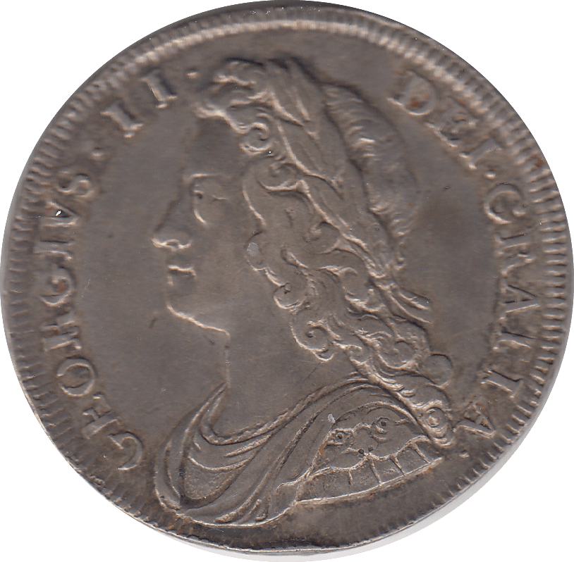 1731 HALFCROWN ( GVF ) - Halfcrown - Cambridgeshire Coins