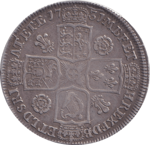1731 HALFCROWN ( GVF ) - HALFCROWN - Cambridgeshire Coins