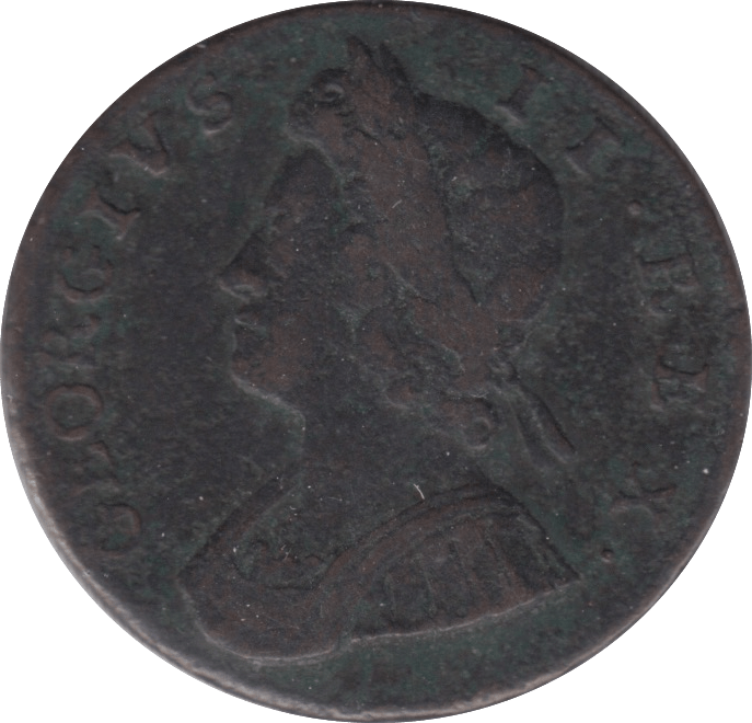 1731 HALFPENNY ( FINE ) - Halfpenny - Cambridgeshire Coins