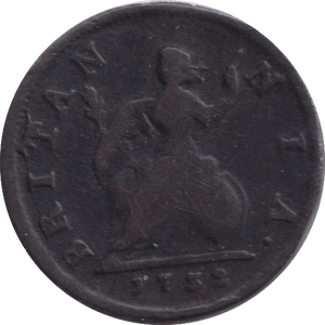 1732 FARTHING ( GF ) - FARTHING - Cambridgeshire Coins