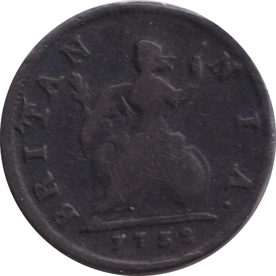 1732 FARTHING ( GF ) - FARTHING - Cambridgeshire Coins