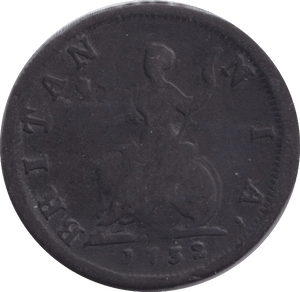 1732 FARTHING ( NF ) - FARTHING - Cambridgeshire Coins