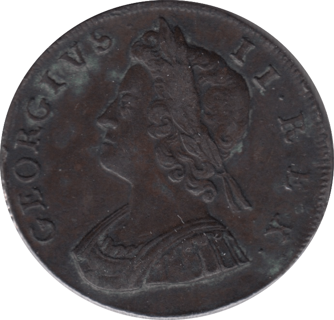 1732 HALFPENNY ( VF ) - Halfpenny - Cambridgeshire Coins