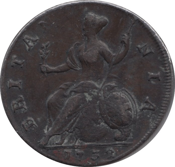 1732 HALFPENNY ( VF ) - Halfpenny - Cambridgeshire Coins