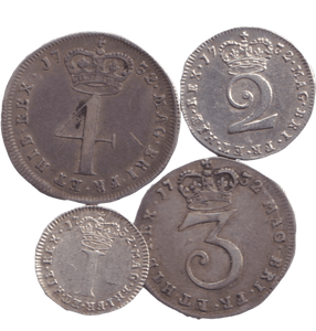 1732 MAUNDY SET - Maundy Set - Cambridgeshire Coins