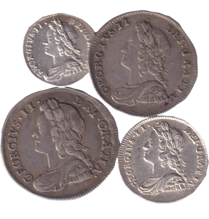 1732 MAUNDY SET - Maundy Set - Cambridgeshire Coins
