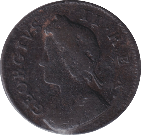 1733 FARTHING ( GF ) - FARTHING - Cambridgeshire Coins