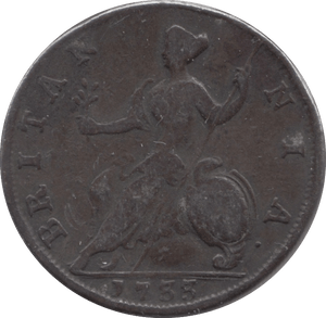 1733 HALFPENNY ( GF ) - HALFPENNY - Cambridgeshire Coins