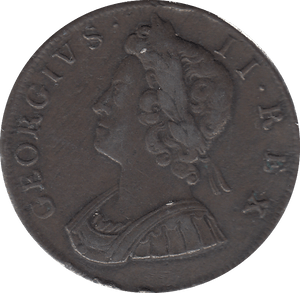 1733 HALFPENNY (GVF) - HALFPENNY - Cambridgeshire Coins