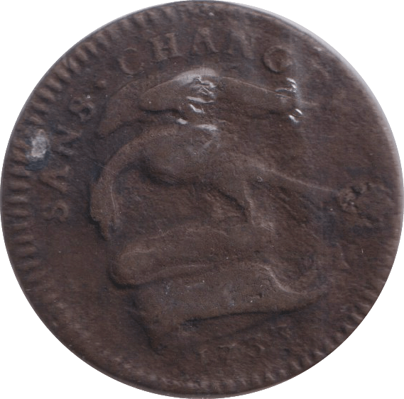 1733 HALFPENNY ISLE OF MAN - WORLD COINS - Cambridgeshire Coins