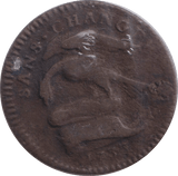 1733 HALFPENNY ISLE OF MAN - WORLD COINS - Cambridgeshire Coins