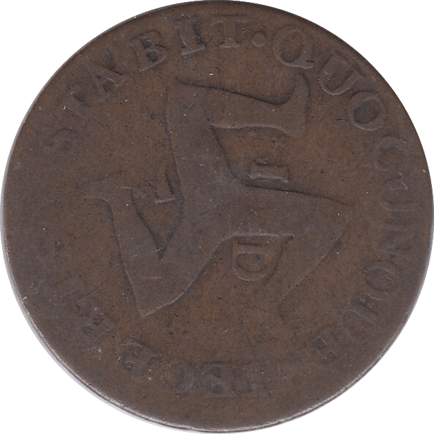 1733 HALFPENNY ISLE OF MAN - WORLD COINS - Cambridgeshire Coins