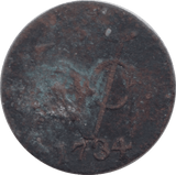 1734 COLONIAL DUIT HOLLAND - WORLD COINS - Cambridgeshire Coins