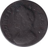 1734 FARTHING ( FINE ) - FARTHING - Cambridgeshire Coins